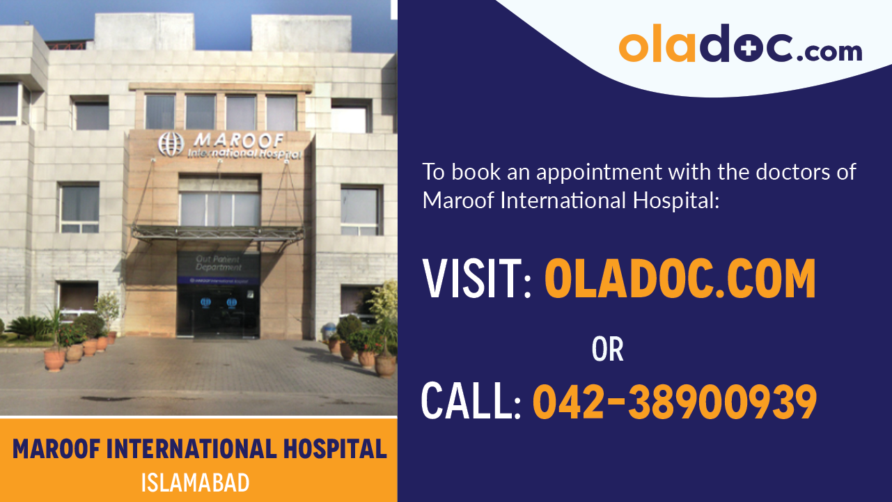 Book Appointment With Doctors at Maroof International Hospital Islamabad